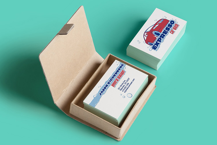 Expresso Car Wash Business Cards
